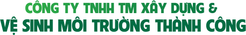 VỆ SINH MÔI TRƯỜNG THÀNH CÔNG